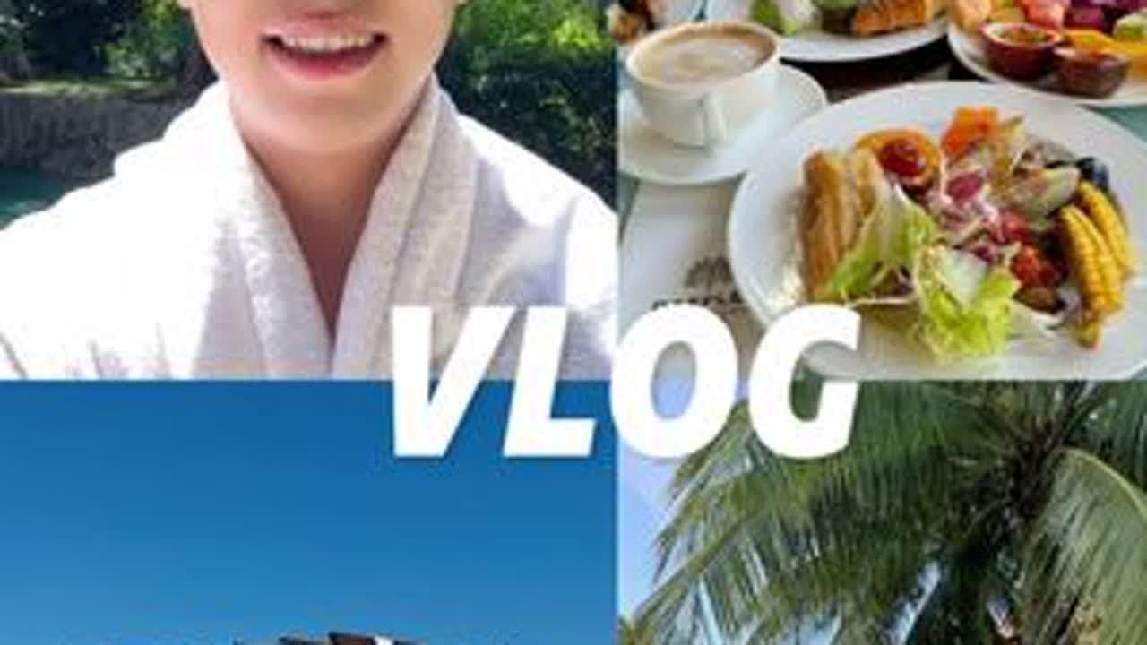 三亚Vlog.躺平式度假不出酒店，一天都能干些啥？#日常vlog #旅行vlog #我的抖音生活日记 #一位普通博主的普通一天 #三亚