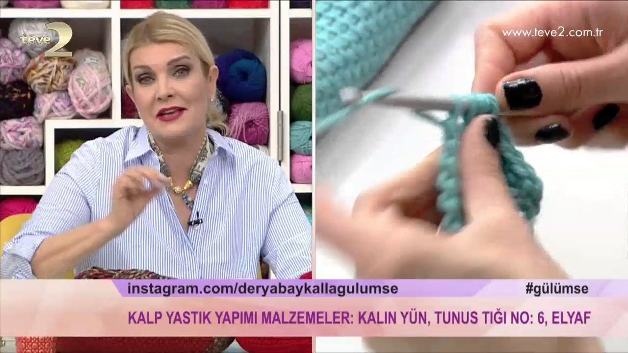 Derya Baykal'la Gülümse: Kalp Yastık Yapımı