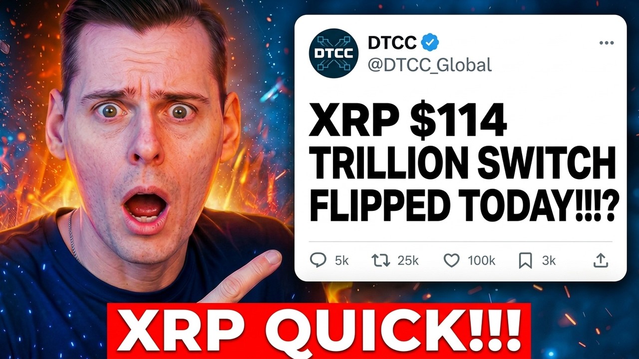 DTCC СЕГОДНЯ ЗАПУСТИЛА XRP!!!! ($114 ТРИЛЛИОНОВ)