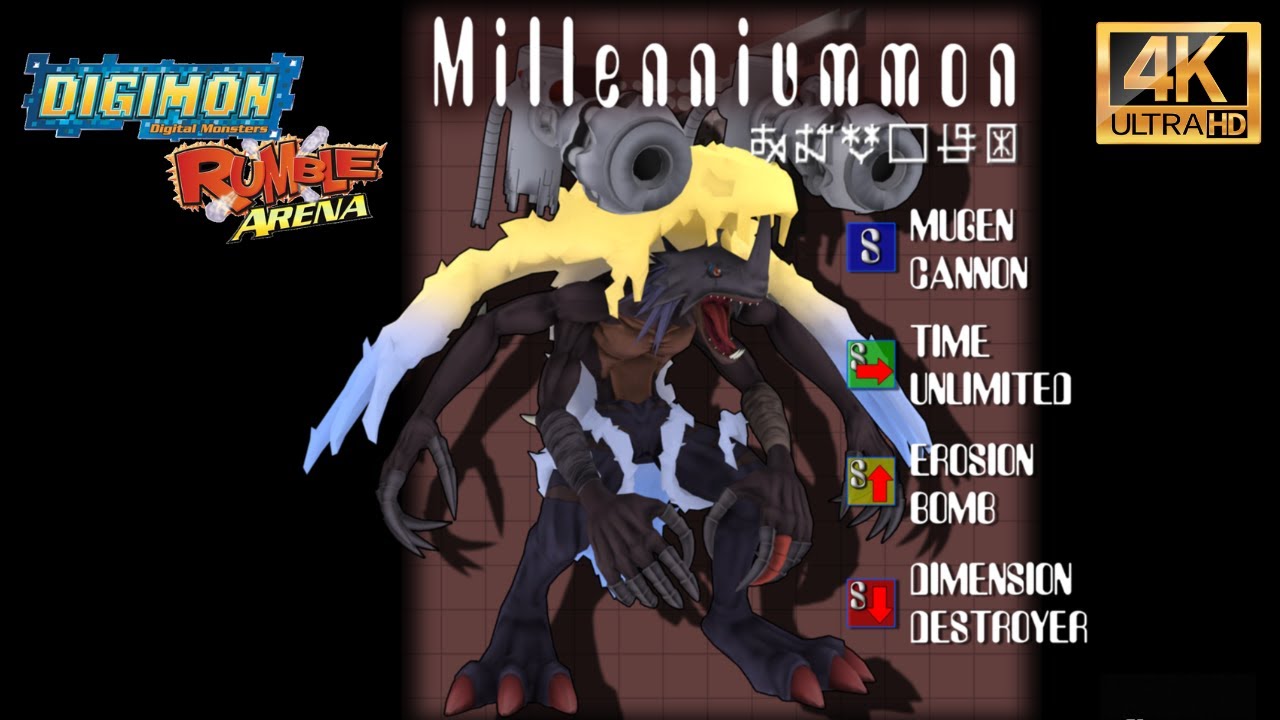 Digimon Rumble Arena Remake How Unlock Millenniummon