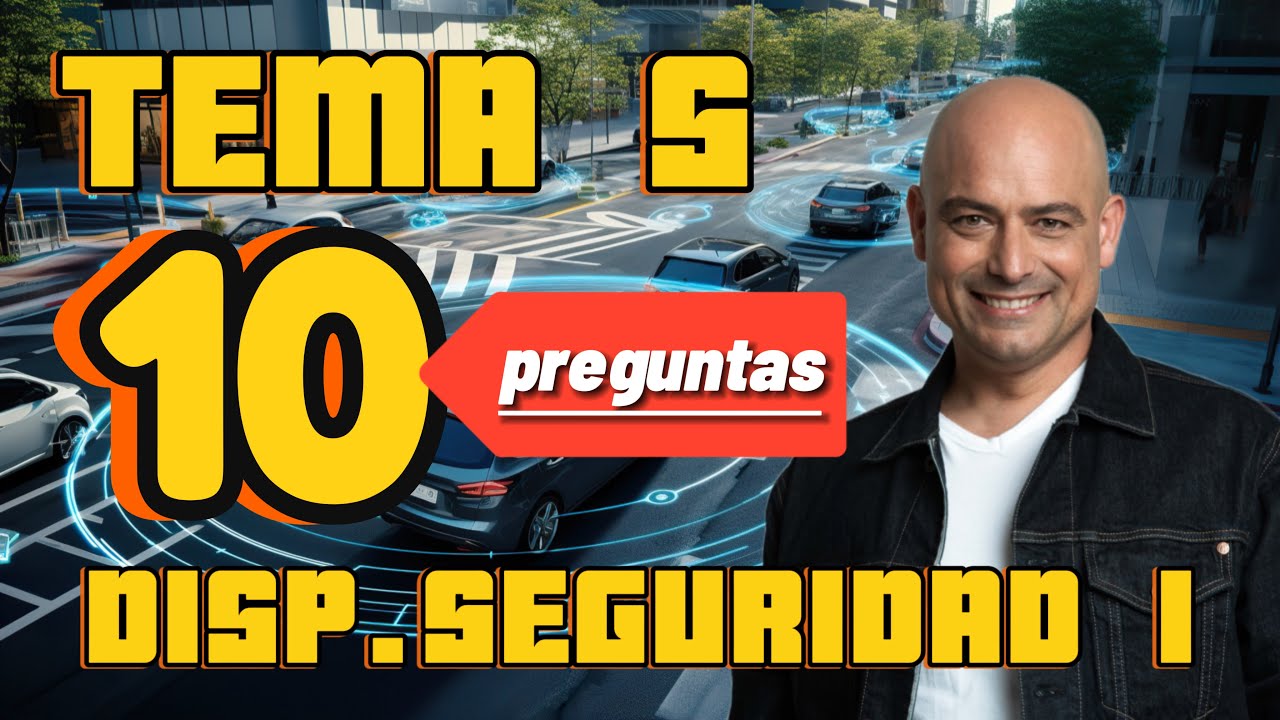 ⚠️🍀 DISPOSITIVOS DE SEGURIDAD 1 TEST TEMATICOS para APROBAR tu examen TEORICO de CONDUCIR!! #testdgt