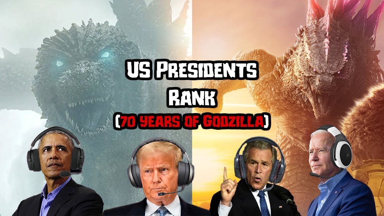 US Presidents Rank Godzilla Designs (1954 - 2024)
