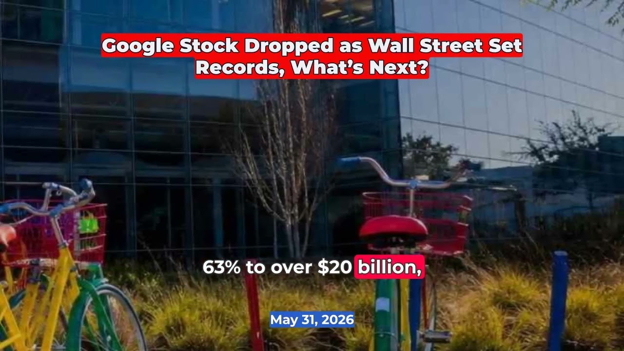 Google Stock Dropped as Wall Street Set Records, What&rsquo;s Next? #Shorts