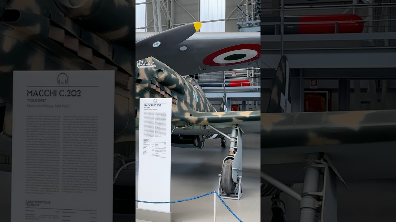 Bella Italia! 🇮🇹 WW2 Italian aircraft museum! #secondworldwar #ww2aircraft #history #ww2warbirds