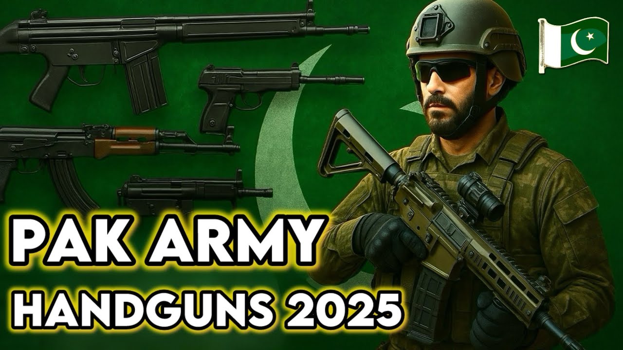 All Small Arms Used by the Pakistan Army (2025) | Full Breakdown #pakistanarmy  #militarytech