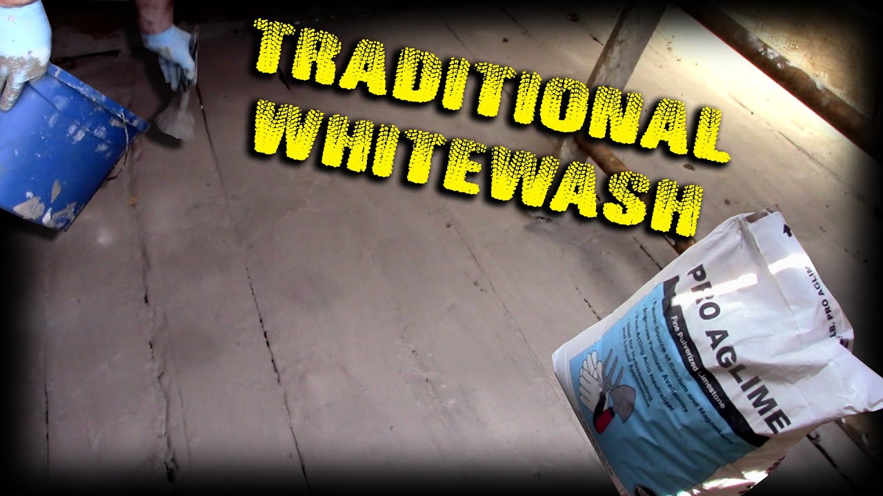 My Attempt at a Lime Whitewash