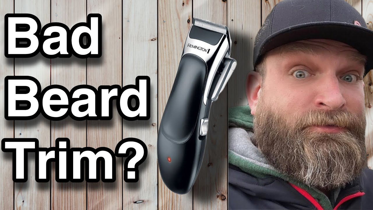 Bad Beard Trim...? Learn to Walk Away!