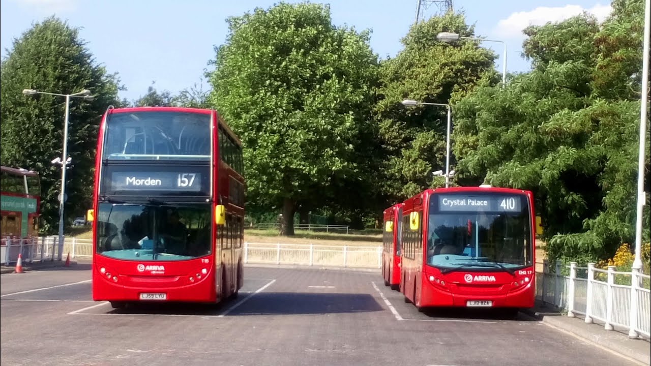 *RE-EDITED* Full Route Visual | Arriva London Route 157: Morden To Crystal Palace | T95 (LJ59LYU)