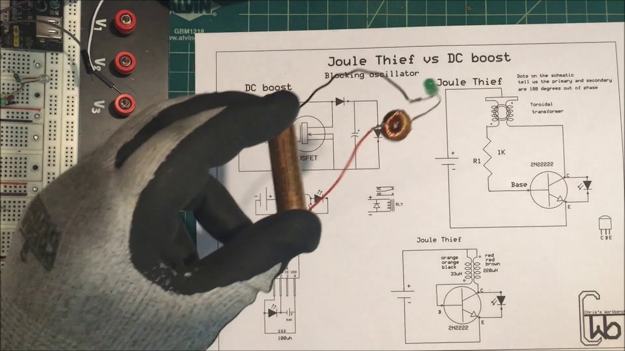Joule Thief and DC booster