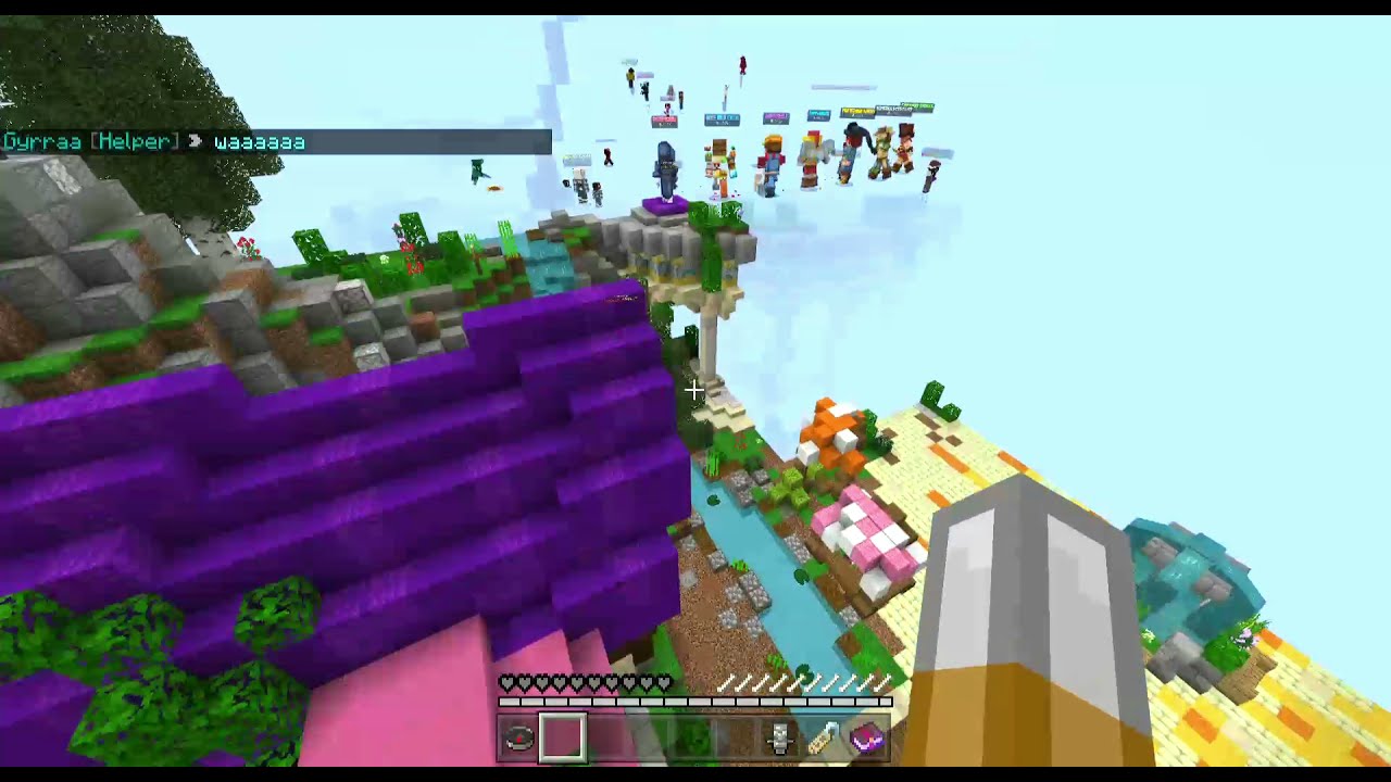 I got teleported in the Hive Hub!!!