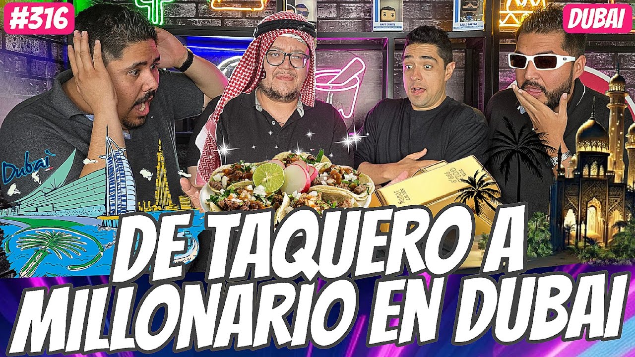 Así es MI VIDA vendiendo TACOS 🌮 en DUBAI 🐫🕌 con Alfredo Acosta 🇲🇽 #316 HAMBRIADOS