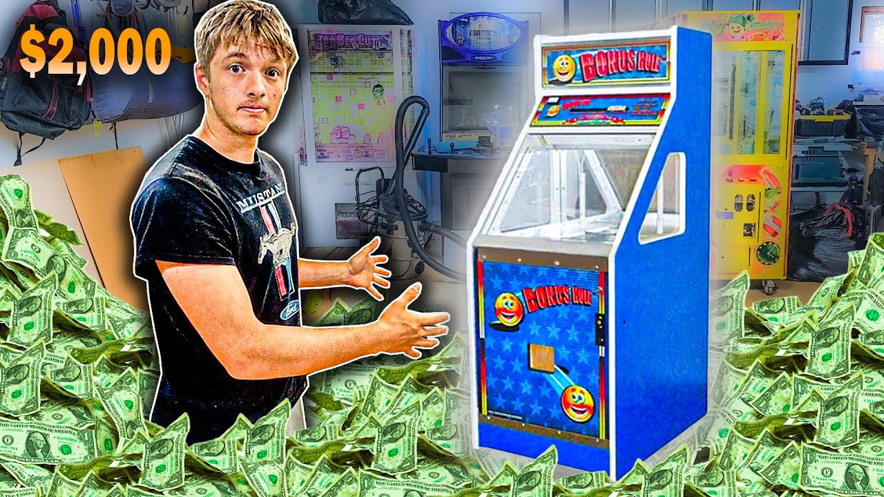 We Bought a BRAND NEW COIN PUSHER and You WON'T BELIEVE How Much MONEY it's Making