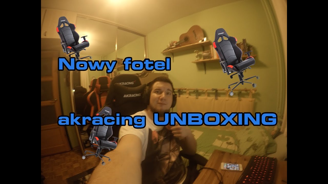 Fotel AKRACING BM-1282 Unboxing i montaż