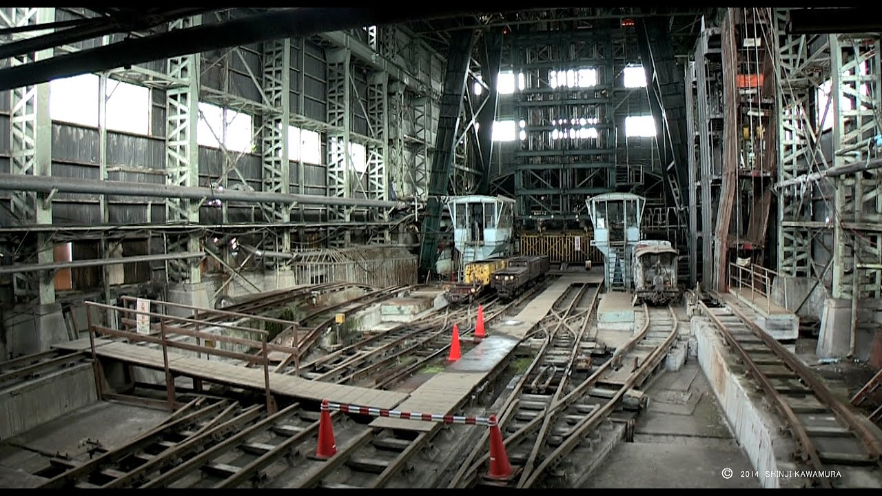 あかびら旧住友赤平炭鉱の立坑　Vertical shaft of the former Sumitomo Akabira Coal Mine