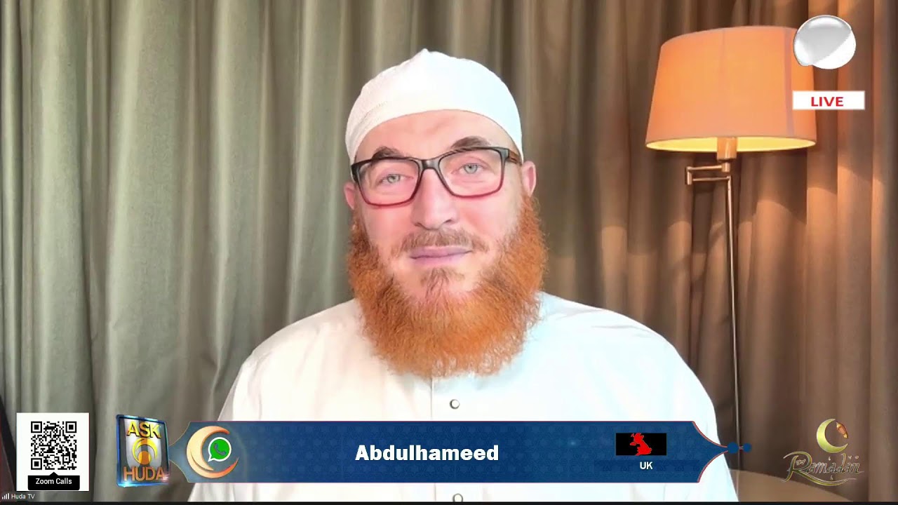 LIVE Q&A Session with Dr. Mohammad Salah on Ask HUDA in Ramadan 21st. 1447 Hijri.