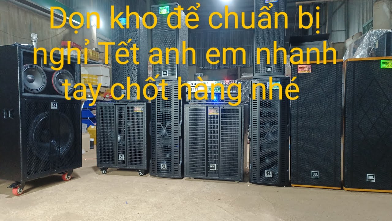 Còn vài bộ  loa dọn kho để nghỉ tết anh em chơi thì nhanh tay chốt hàng nhé mạnh Quang Audio LS#884