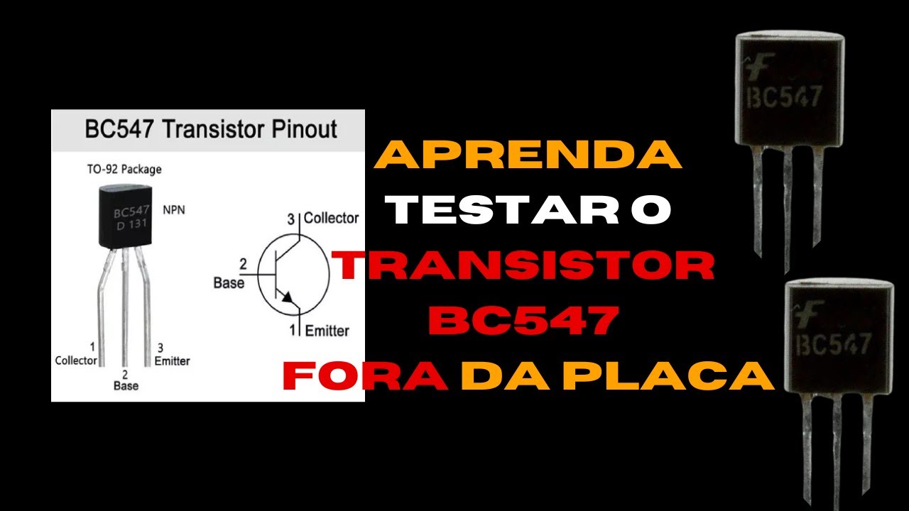 Transistor BC547 como testar?