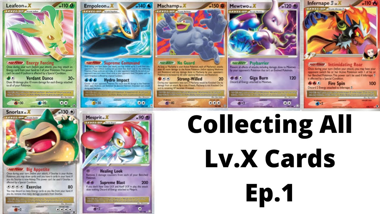 Collecting Every Pokémon Lv.X Card | Ep.1