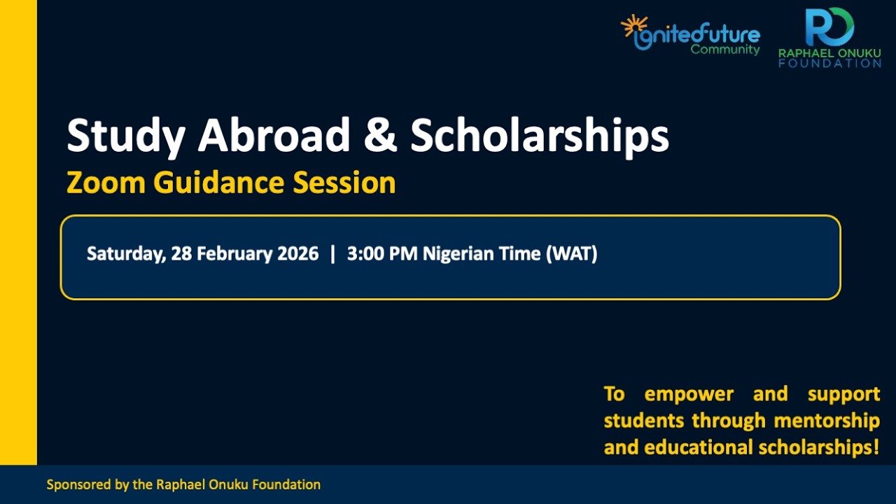 Study Abroad and Scholarship Session - 2026