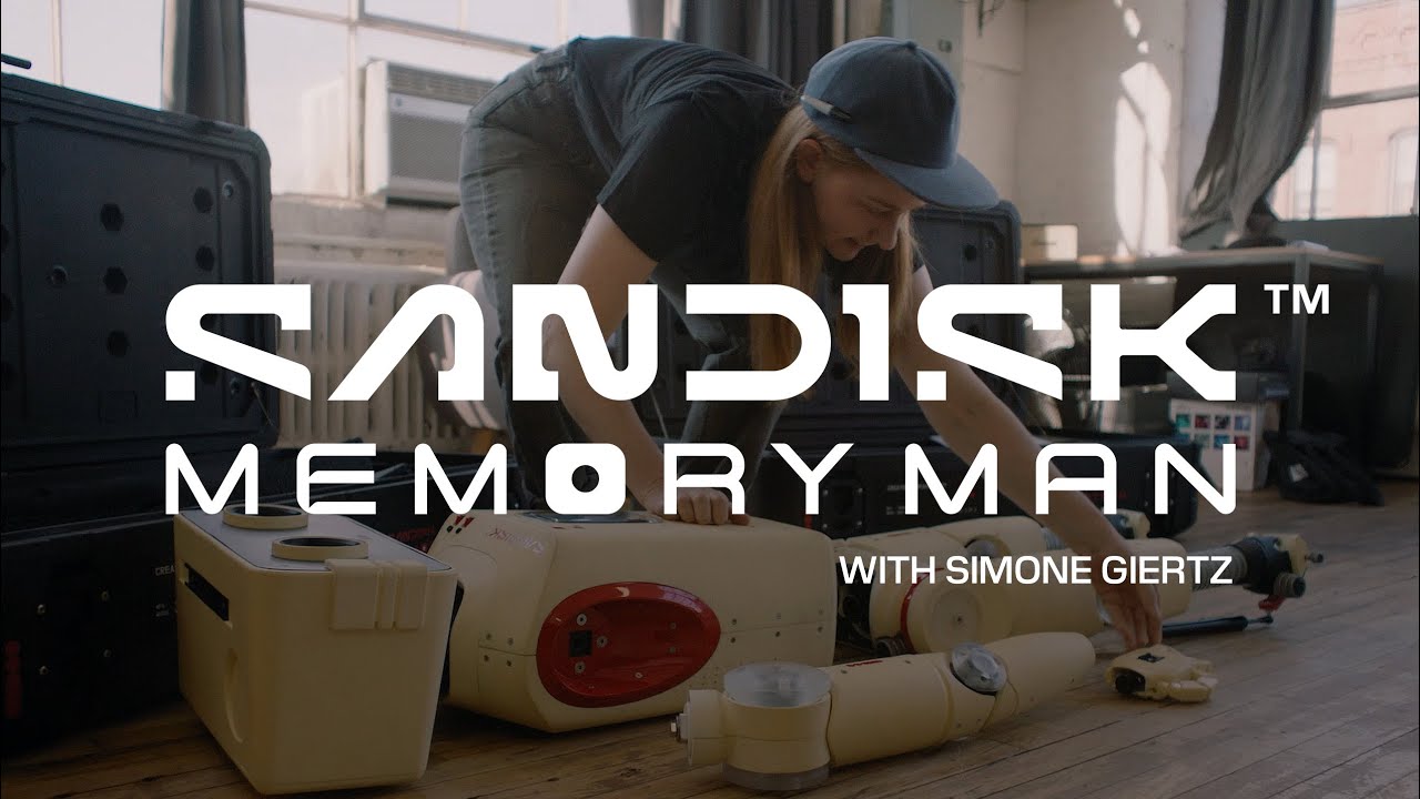 Behind the Scenes with SANDISK Memory Man and Simone Giertz
