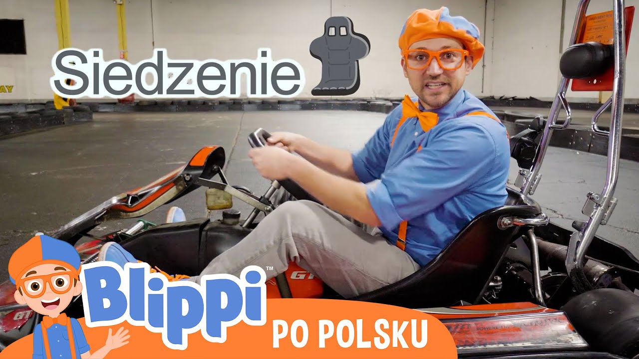 Superszybkie gokarty | Blippi po polsku | Nauka i zabawa dla dzieci