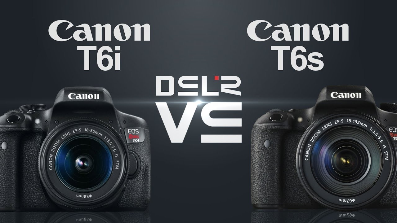 Canon EOS Rebel T6i (750D/X8i) vs Canon EOS Rebel T6s (760D/8000D)