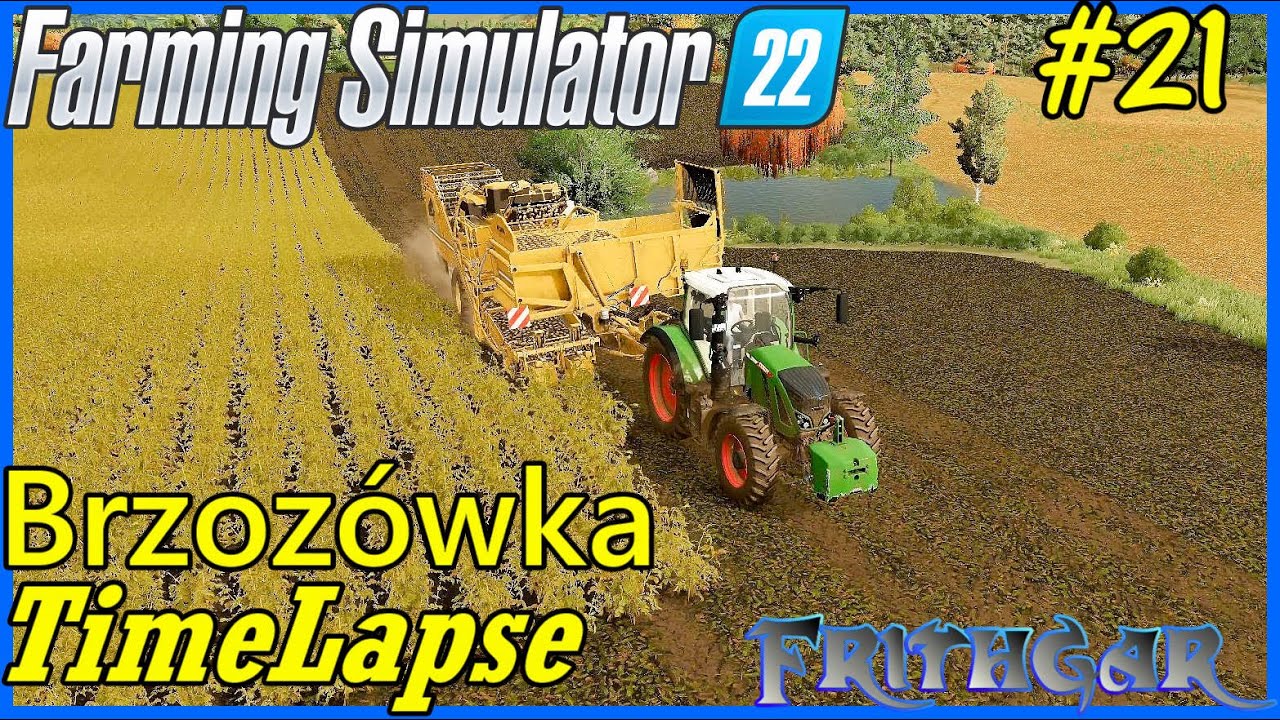 FS22 Таймлапс, Бжозовка #21: Большой урожай картофеля!