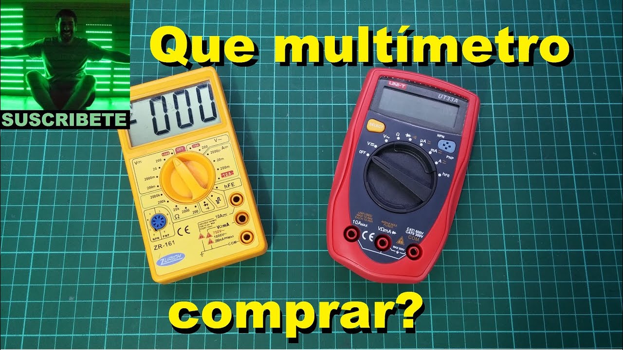 Que tester o multimetro recomiendo comprar para empezar?