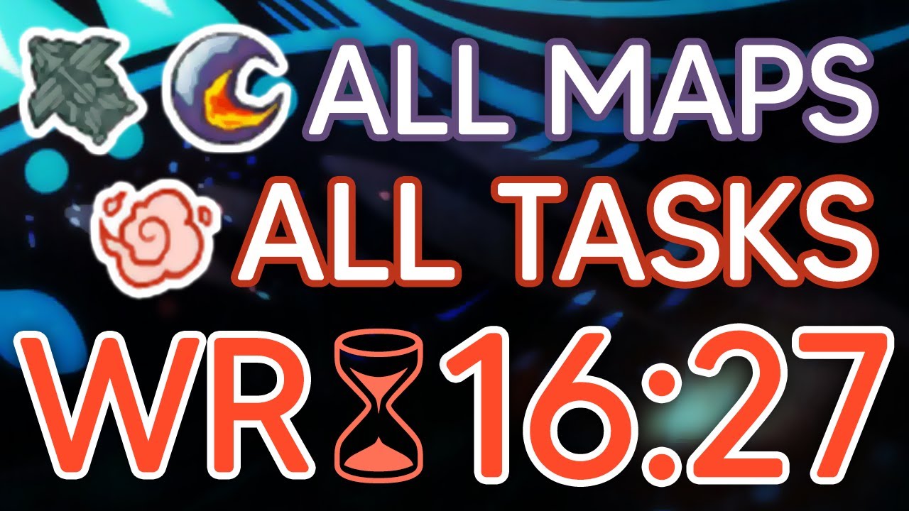 Among Us - First 3 Maps All Tasks in 16:27 (World Record)