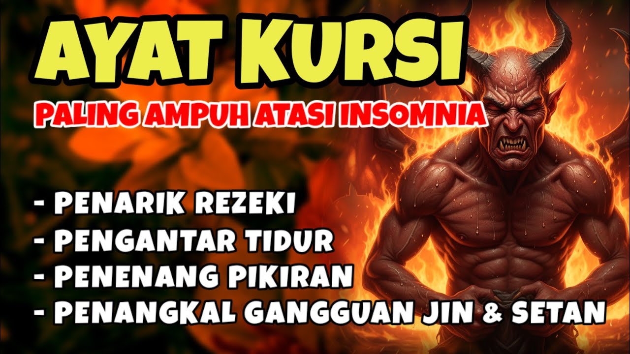 Ayat Kursi Pengusir Jin dan Setan | Bacaan Pengantar Tidur yang Menenangkan Hati dan Pikiran
