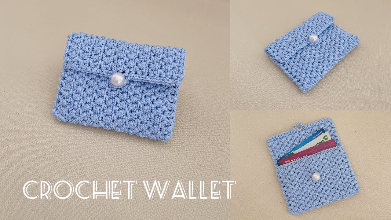 Crochet Wallet |Mẫu 24| Móc ví đựng thẻ
