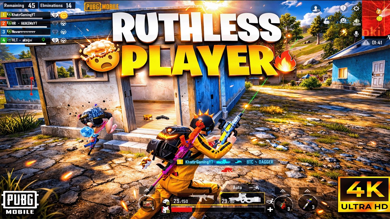 Emulator Ruthless Player🔥Clutches Gameplay 🤯| OPEN Gl+ 120fps  | 4k