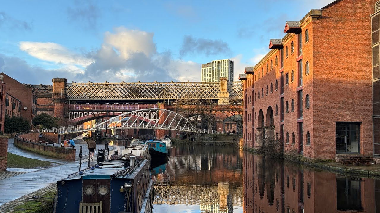 After the Rain: Manchester’s Golden Hour is Unreal 🌧️✨