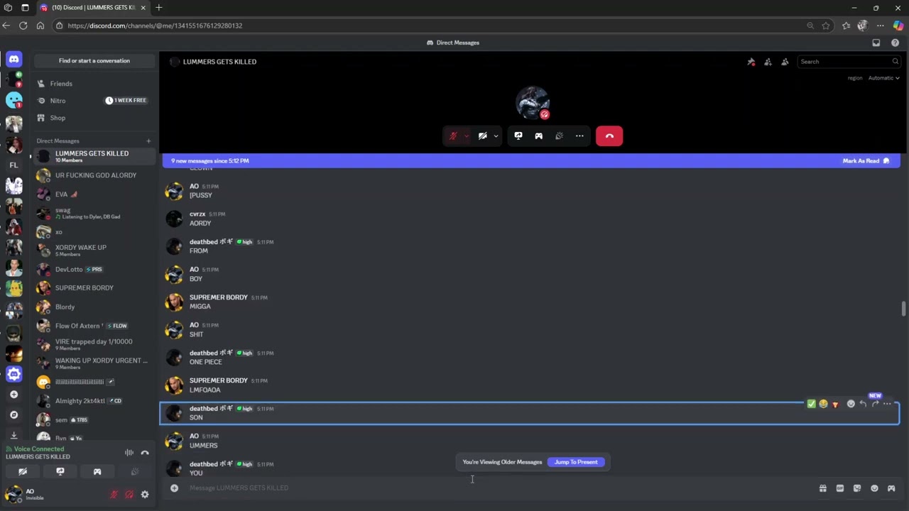LUMMERS BULLIED BY AORDY & ALL ORDY (DISCORD PACKING) 