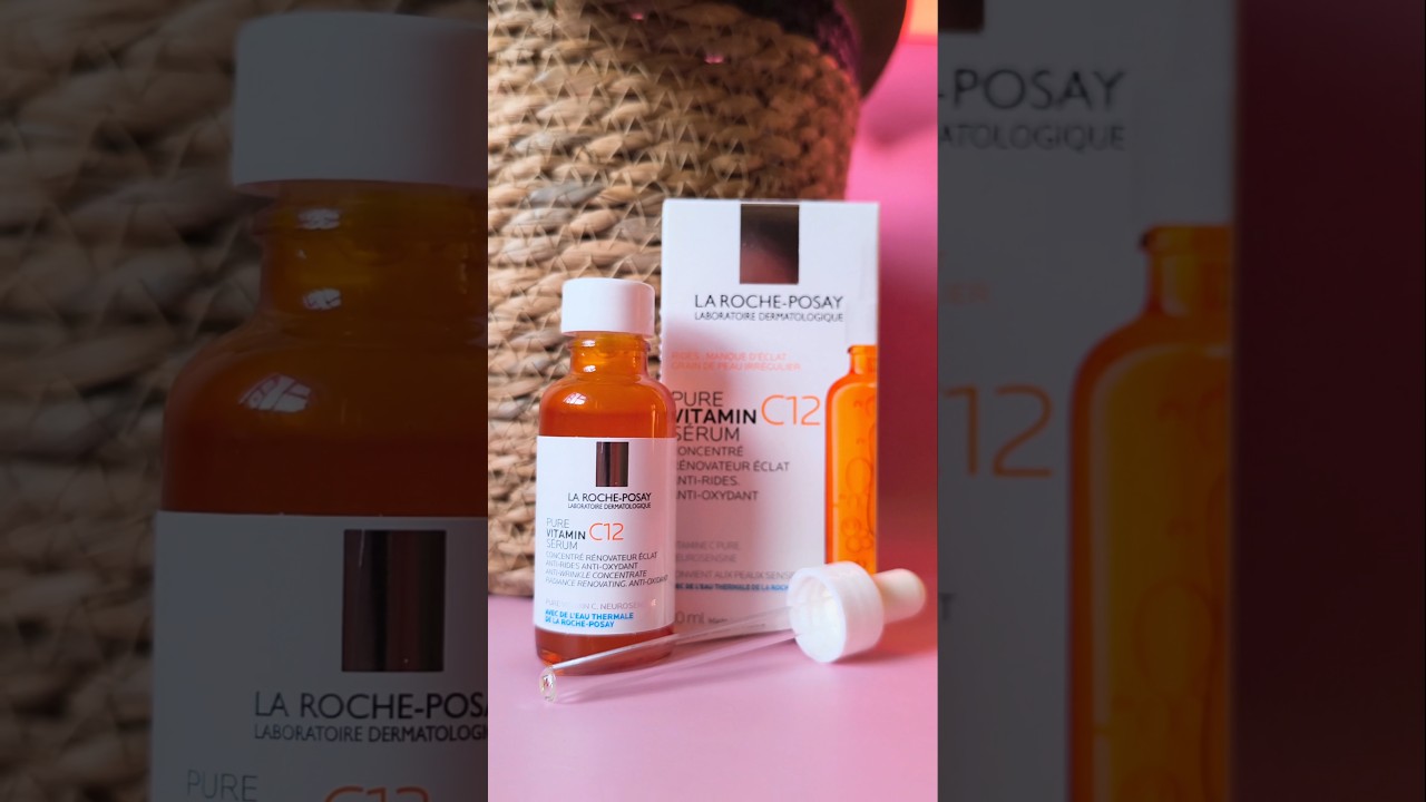 🍊 Say hello to your new skin fix : the La Roche-Posay Pure Vitamin C12 Serum, 12% pure vitamin C