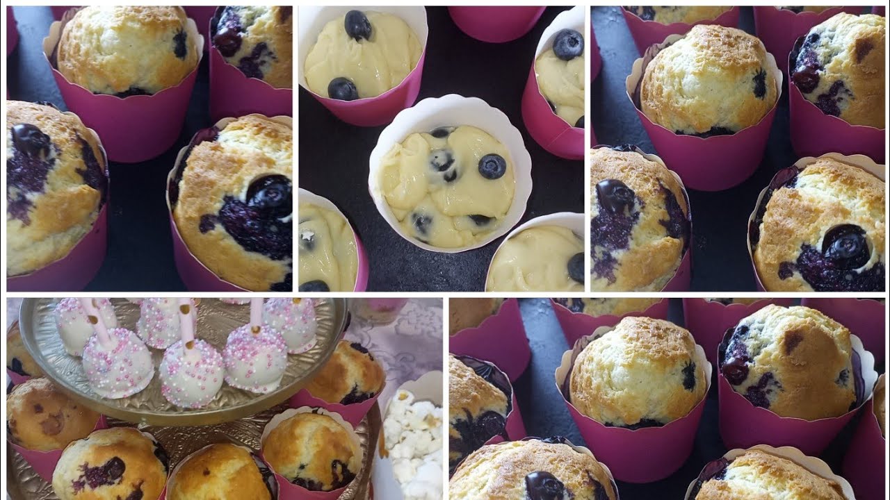 مافن بالتوت البري muffin Blueberries