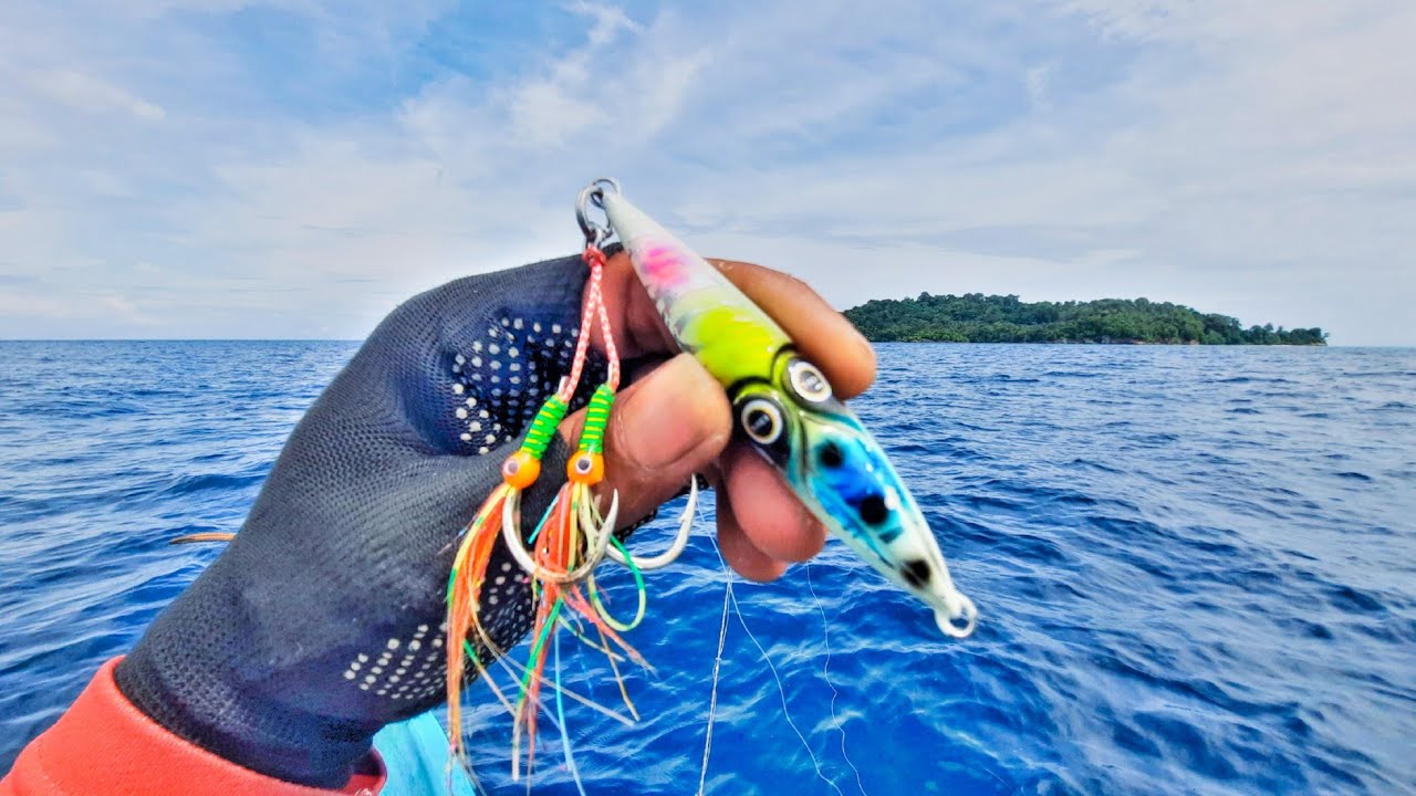 Lagi-lagi Babon Berhasil Landed Dengan Umpan Jig Sguid 80 Gram || Mancing Light Jigging