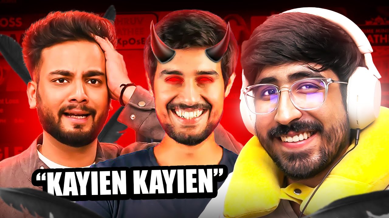 DHRUV RATHEE OWNED ELVISH YADAV 🤣👆