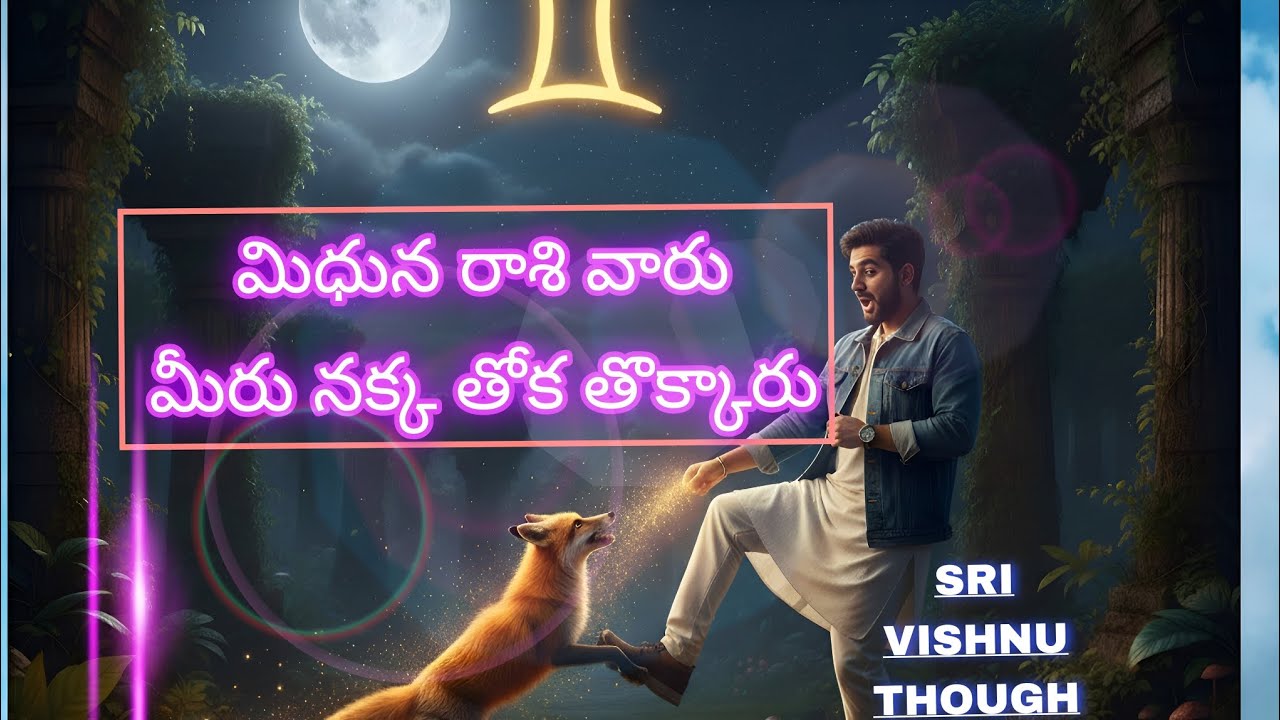 మిధున రాశి వారు మీరు నక్క తోక తొక్కారు #rashiphalalu #mithunarashi 