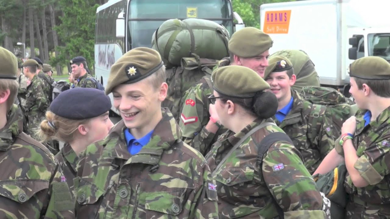 Arriving at ACF camp: Otterburn 2013