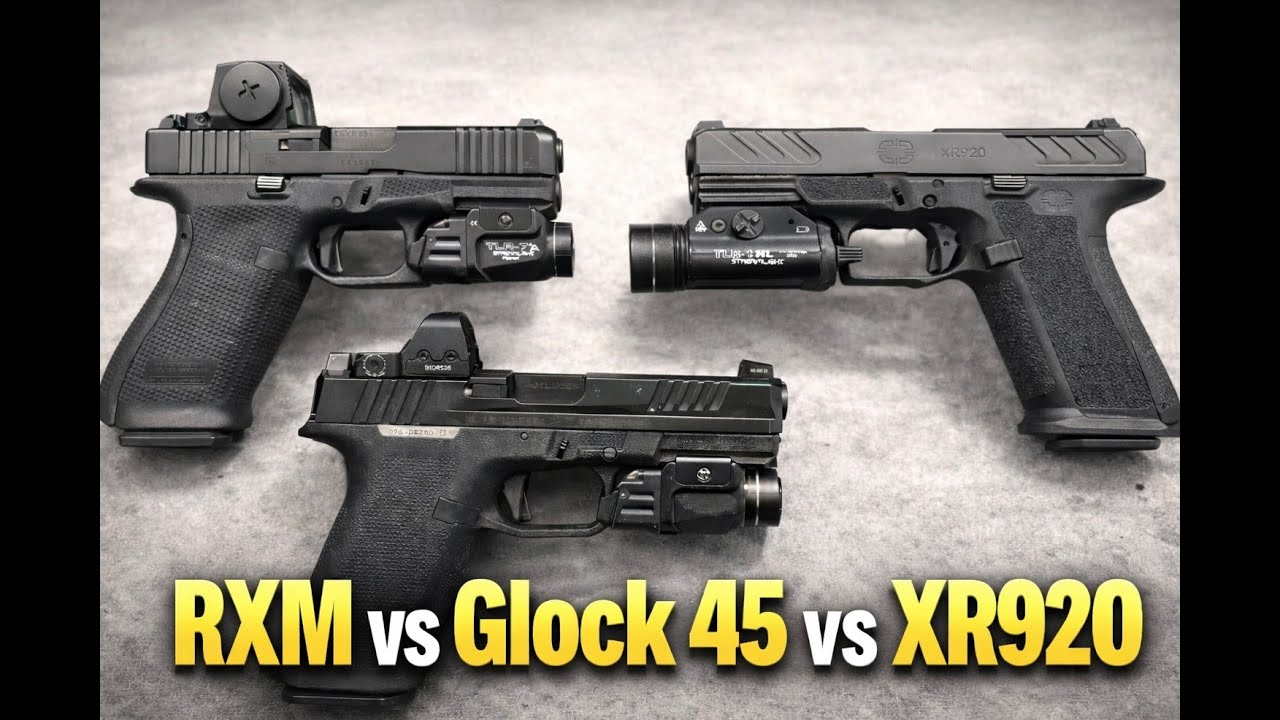 Ruger RXM vs Glock 45 vs XR920 — One of These Surprised Me