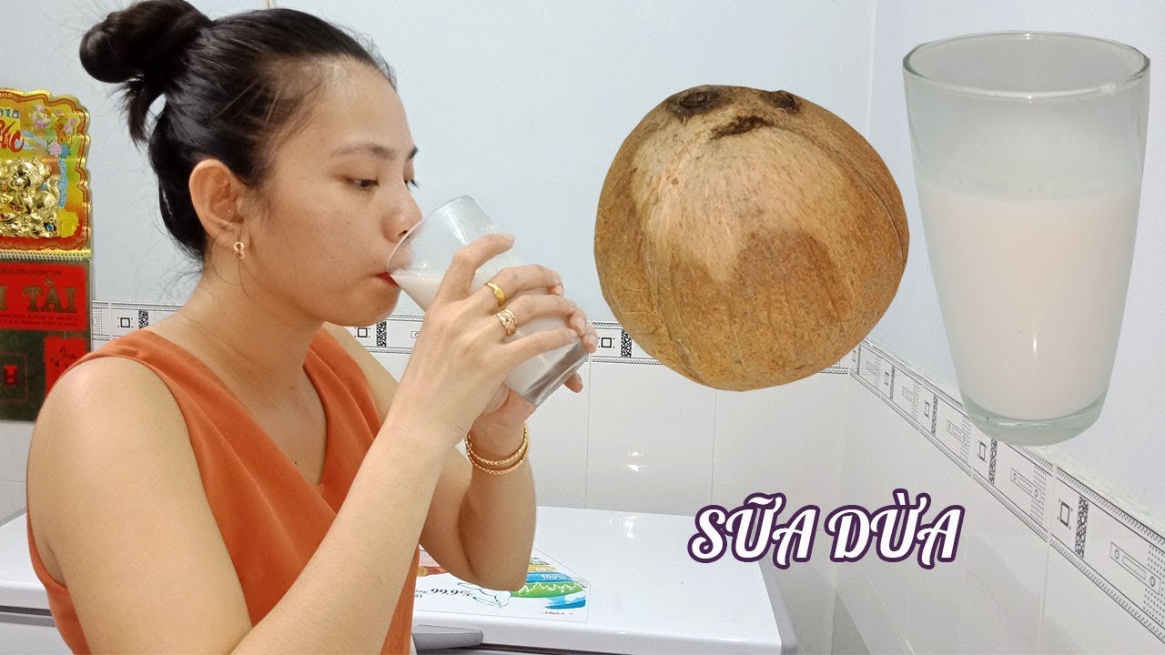 Cách làm sữa dừa đơn giản béo ngậy giải khát mùa nóng