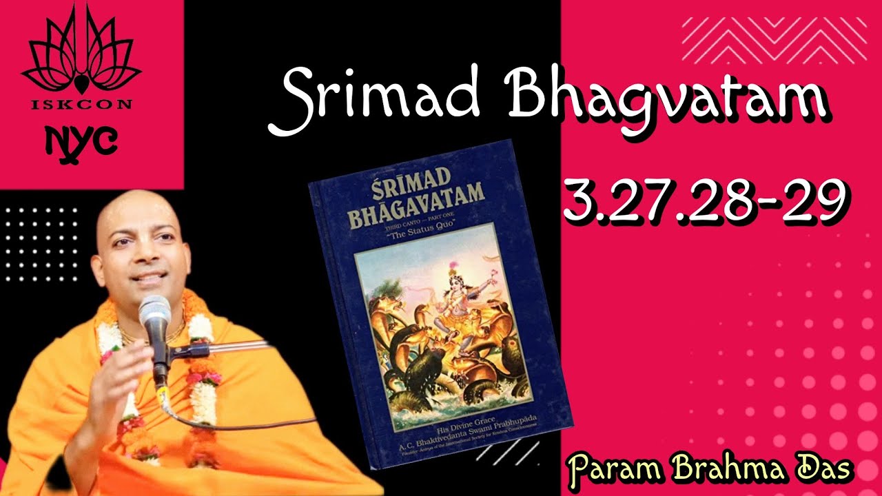 SB 3.27.28-29 (Eng) | ISKCON NYC | 08th Jan 2024