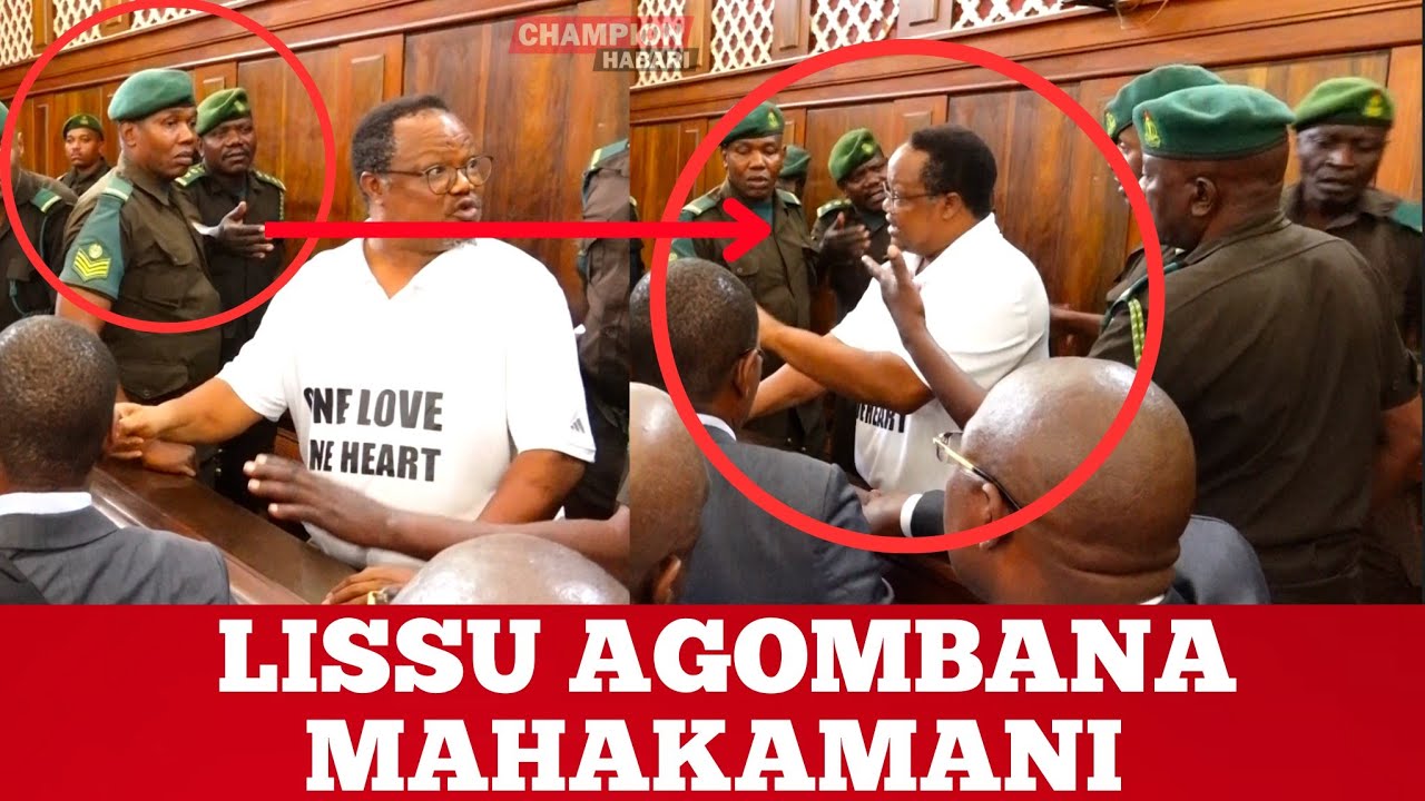 TUNDU LISSU AGOMBANA NA POLISI MAHAKAMANI, ALETA UTATA, ATISHIA KUFUNGUA KESI NYINGINE JUU YA KESI..
