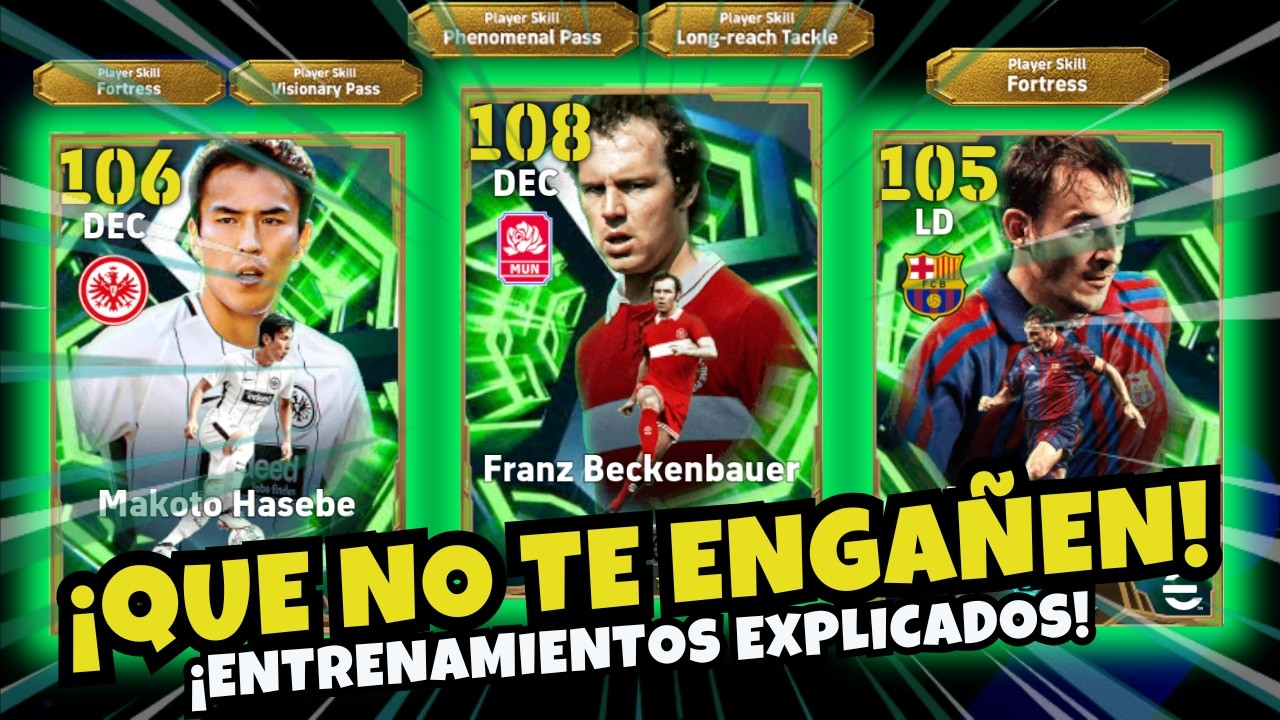 🔥 ¡BECKENBAUER, HASEBE Y FERRERI! ¿VALEN LA PENA? 🔥 | ENTRENAMIENTOS | EFOOTBALL 2026