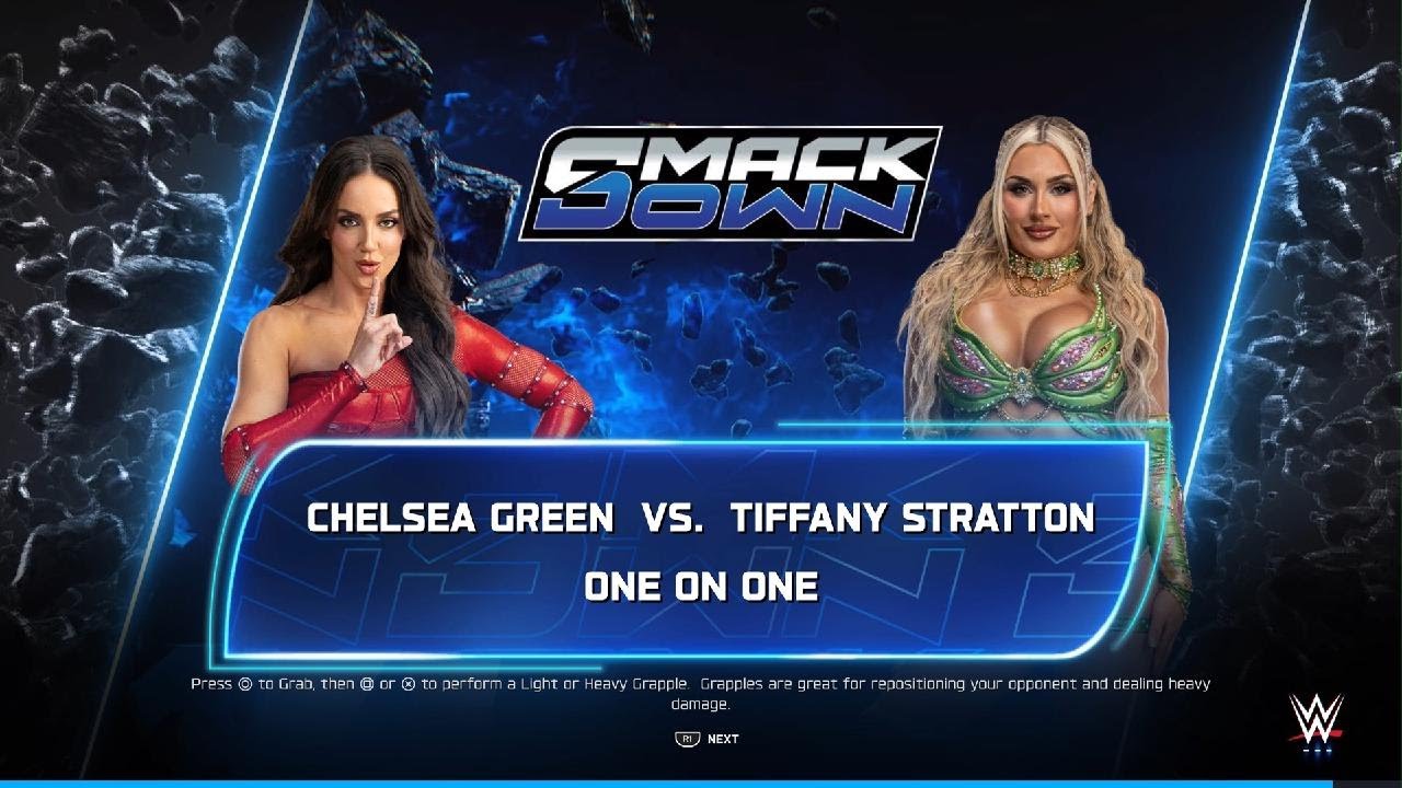 WWE 2K25 Chelesa Green vs Tiffany Stranton