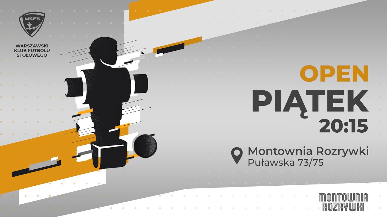 OPEN Piątki 2026/03/06 OS QR3 Dawid Wr&oacute;bel vs Maciej Noiszewski