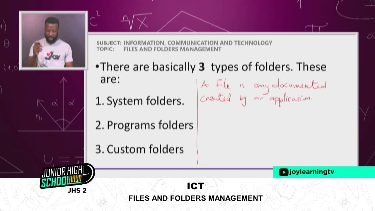 JHS 2 - ICT - Files and Folder Management