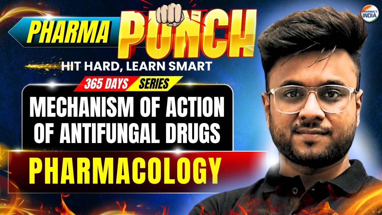 Mechanism of Action of Antifungal Drugs | Pharmacology | DI, NIPER, GPAT #pharma #pharmacyindia