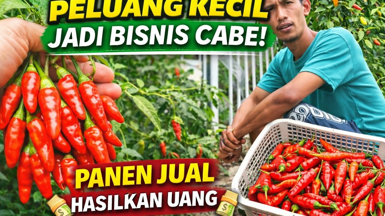 Cabe Rawit Pekarangan Rumah Tembus Harga Tinggi! Cuma 20 Pohon Bisa Panen Berkali-kali!🌶️🔥